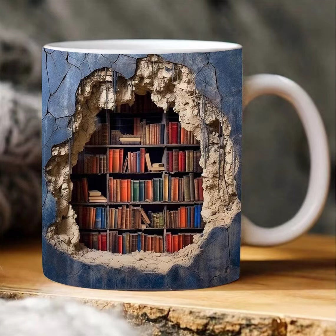 DOGDD™ 3D Bookshelf Mug