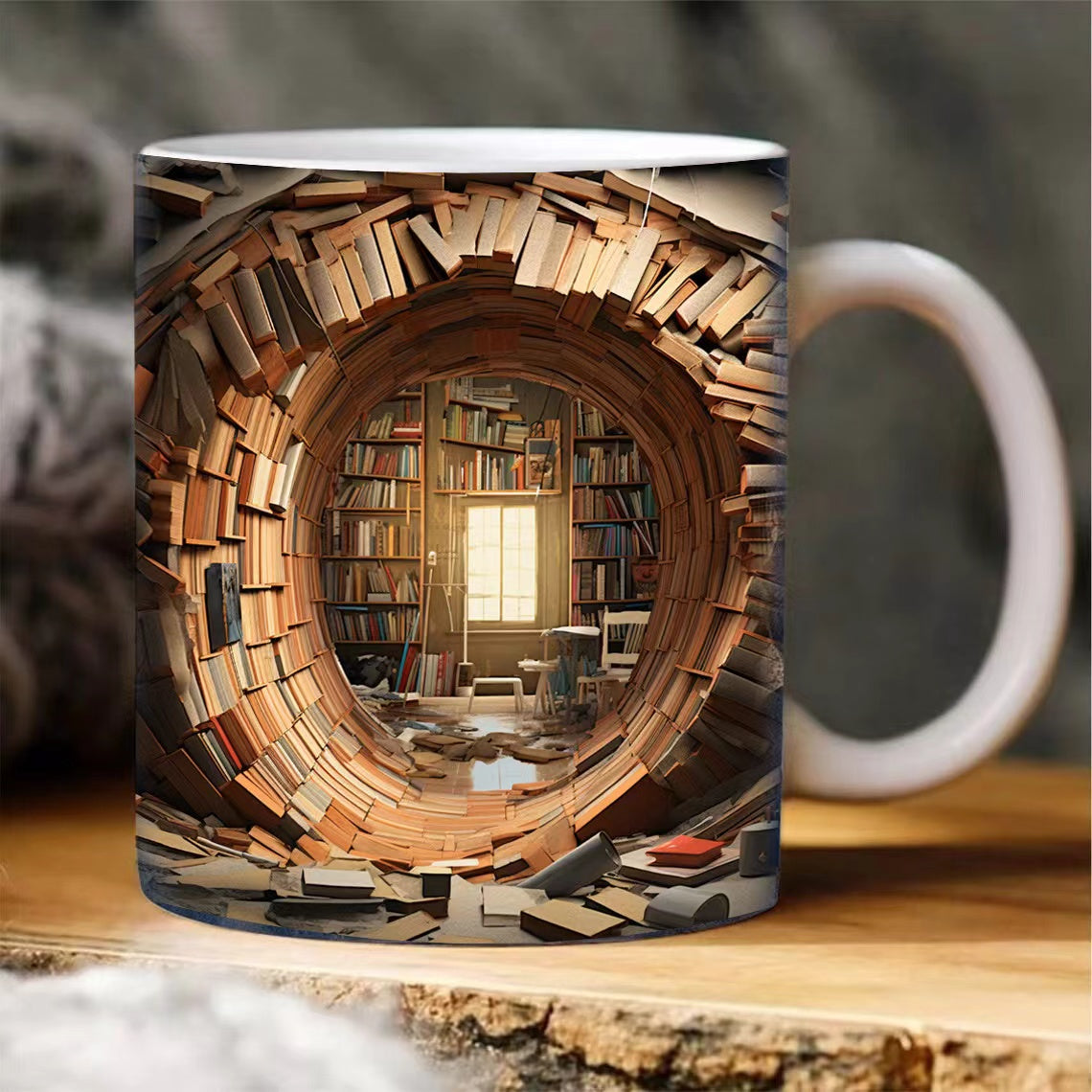 DOGDD™ 3D Bookshelf Mug