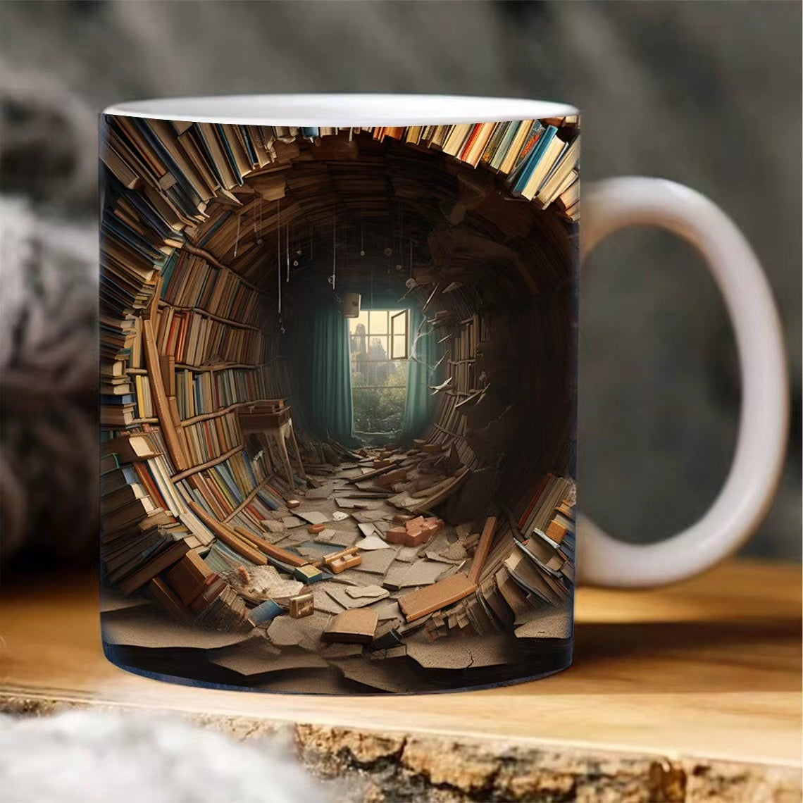 DOGDD™ 3D Bookshelf Mug