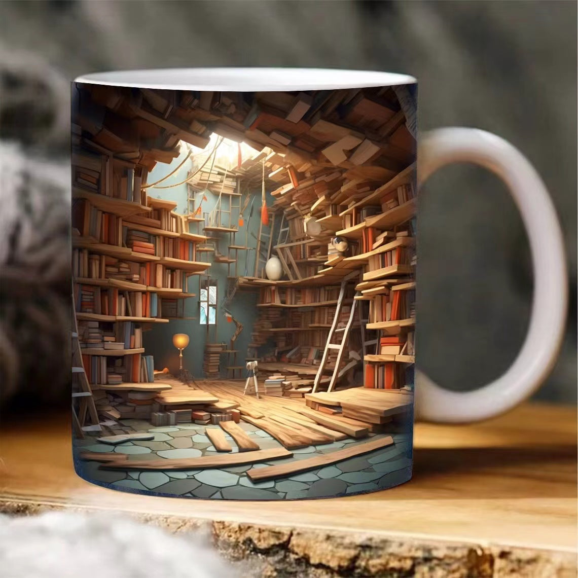 DOGDD™ 3D Bookshelf Mug