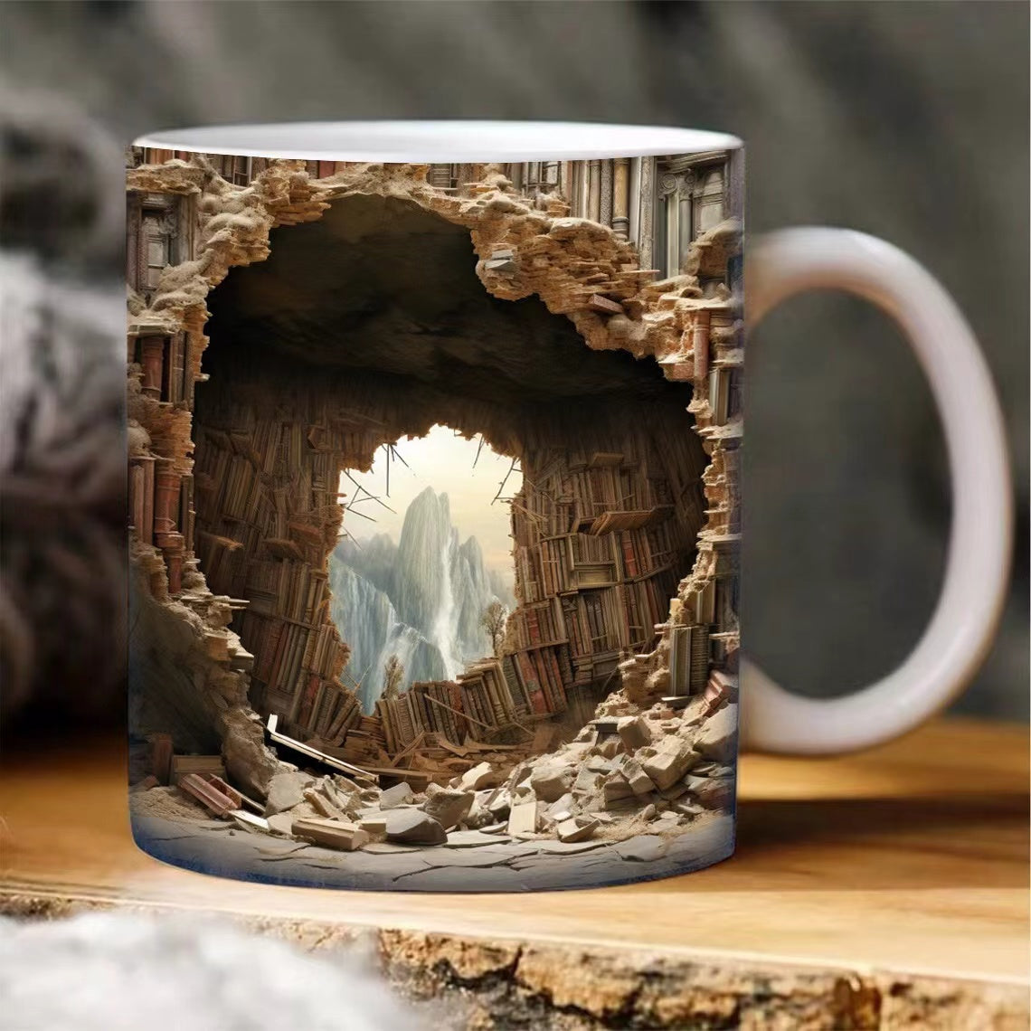 DOGDD™ 3D Bookshelf Mug