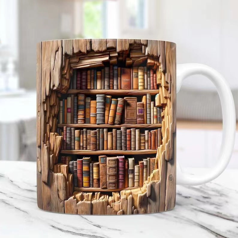 DOGDD™ 3D Bookshelf Mug