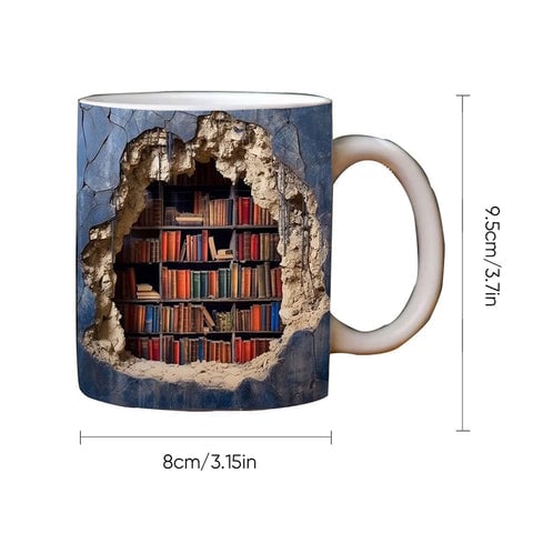 DOGDD™ 3D Bookshelf Mug