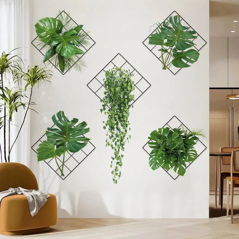 DOGDD™ 3D Green Plant Wall Sticker